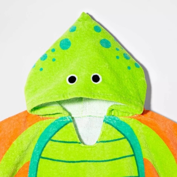 Sun Squad™ Turtle Kids Hooded Towel - Picture 3 of 4
